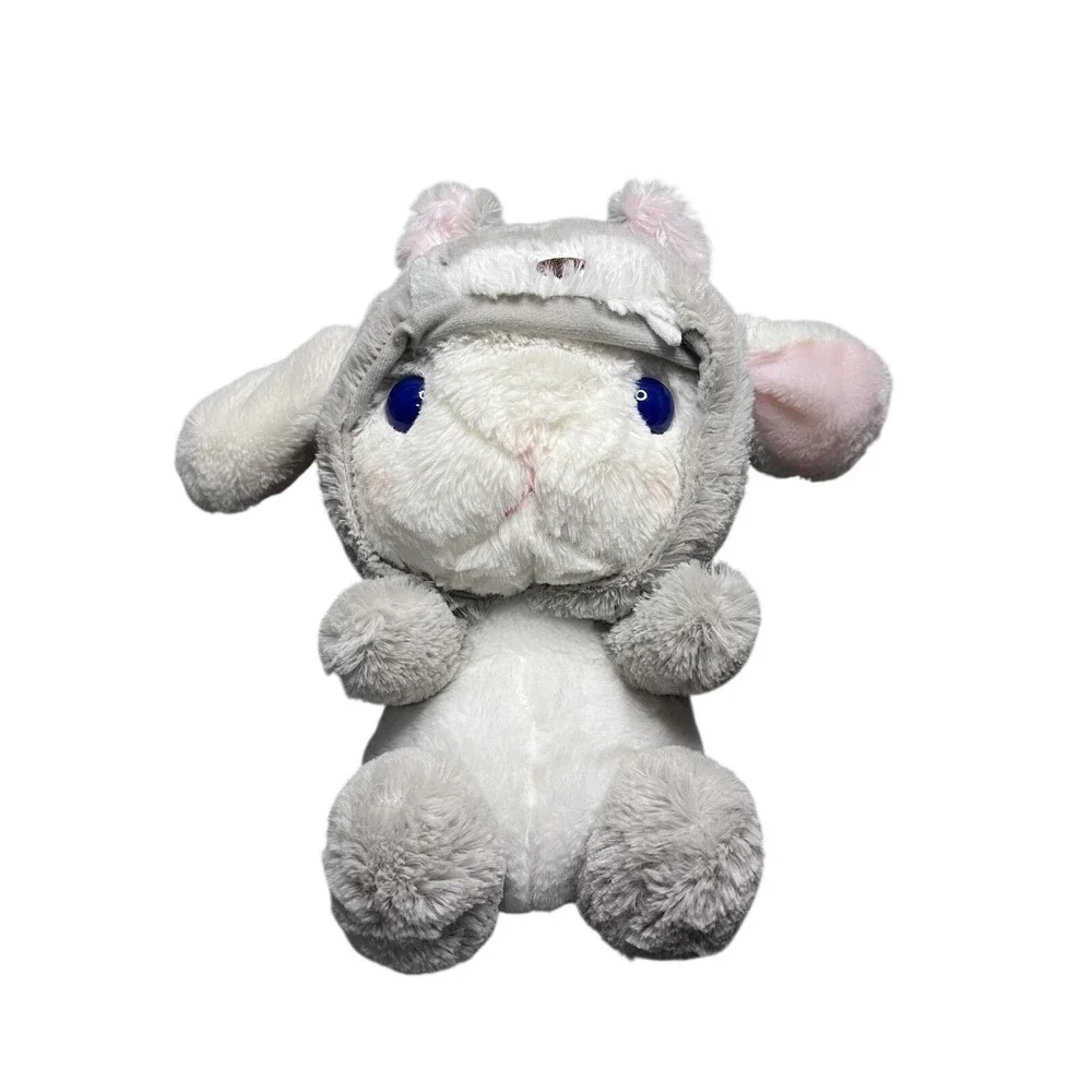 Amuse Lapizlazurin Bunny Wolf Costume Plush 10‎ inch Grey White Rabbit